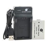 DSTE BP-110 Li-ion Battery and Micro USB Charger Suit Compatible with Canon BP-110F iVIS HF R21 VIXIA HF R20 R21 R200 LEGRIA HF R26 R27 R28 R205 R206 Camera