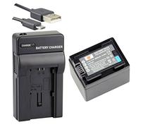 DSTE BP-727 Li-ion Battery and Micro USB Charger Suitable for Canon VIXIA HF M50 R32 R36 R40 R42 R50 R52 R56 R300 R306 R308 R400 R500 R506