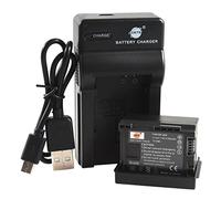 DSTE BP-808 Li-ion Battery and Micro USB Charger Suitable for Canon BP-807, BP-809 and Canon FS200, FS300, FS400, FS21, FS22, FS31, FS40