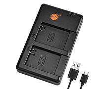 DSTE CB-2LC Battery USB Dual Quick Charger Compatible for Canon NB-10L Battery