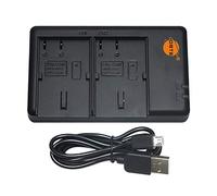 DSTE CB-5L Battery USB Dual Quick Charger Compatible for Canon BP-511, BP-508, BP-511A, BP-512A, BP-522, BP-535 Battery