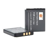 DSTE Compatible 2x KLIC-7004 Li-ion Battery Replacement for Kodak EasyShare M2008 PlayFull Dual PlaySport PlayTouch V1253 Zx3 Zi12 Fujifilm FinePix F100fd F200EXR Digital Camera as SiOnyx Aurora SX-50