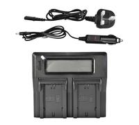 DSTE DC167 Dual Battery Charger for Sony NP-FZ100 Battery Alpha 9, A9, Alpha 9R, A9R, Alpha 9S