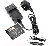 DSTE® DMW-BCL7 Rechargeable Li-ion Battery + DC144U Travel and Car Charger Adapter for Panasonic Lumix DMC-F5 DMC-FH10 DMC-FS50 DMC-SZ3 DMC-SZ3GK DMC-SZ9 DMC-XS1 DMC-XS3 Digital Camera