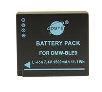 DSTE DMW-BLE9 Rechargerable Li-ion Battery Compatible for Panasonic Lumix DMC-GF3 DMC-GF3GK DMC-GF5 DMC-GF6 DMC-GX7 DMC-LX100 Camera as DMW-BLE9E DMW-BLE9PP DMW-BLG10