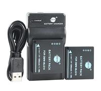 DSTE DMW-BLG10 Li-ion Battery (2-Pack) and Micro USB Charger Compatible for Panasonic DMW-BLG10E DMW-BLE9 DMW-BLE9E DMW-BLE9PP and Lumix DMC-GF6, DMCGF6, GF6, DMC-GX7