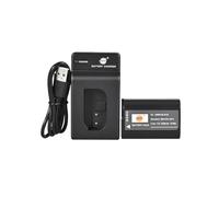DSTE DMW-BLK22 DMW-BTC15 Li-ion Battery + Micro USB Charger Compatible with Panasonic Sigma BP-61 Battery, DC-S5 DC-S5KK Lumix DC-G9 II Camera