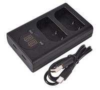 DSTE Dual USB Charger with LCD Display Compatible for DMW-BLF19E, DMW-BLF19 and Panasonic Lumix DMC-GH3, DMC-GH3A, DMC-GH3AGK, DMC-GH3GK, DMC-GH3H, DMC-GH3HGK, DMC-GH3KBODY, DMC-GH4H, DMC-GH4 Camera