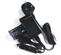 DSTE® EN-EL15 Rechargeable Li-ion Battery + DC113U Travel and Car Charger Adapter for Nikon 1 V1 D600 D610 D750 D800 D800E D810A D7000 D7100 D7200 Camera as Nikon ENEL15