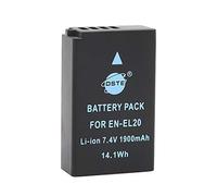 DSTE EN-EL20 ENEL20 (1900mAh/7.4V) Battery Compatible with Nikon Coolpix P1000, 1 J2, 1 J3, 1 S1, 1 V3, 1 AW1