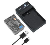 DSTE EN-EL3E ENEL3E Battery and Charger Compatible with Nikon D30 D50 D70 D80 D100 D200 D300