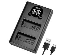 DSTE EN-EL9 Battery USB Dual Charger Compatible for Nikon D40, D40x, D60, D3000, D5000
