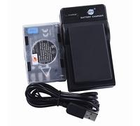 DSTE EN-EL9 Camera Battery (2-pack) and Charger Compatible with Nikon D40, D40x, D60, D3000, D5000