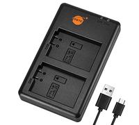 DSTE Fast Charging USB Dual Charger Compatible for EN-EL25