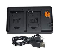 DSTE Fast Charging USB Dual Charger Compatible for Sony NP-BN1