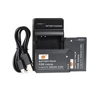 DSTE FXDC02 Li-ion Battery (2-Pack) and Micro USB Charger Suit for DRIFT HD GHOST