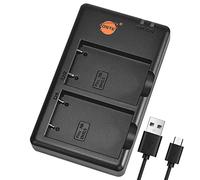 DSTE MH-23 Battery USB Dual Charger Compatible for Nikon EN-EL5 Battery, Coolpix P530, P520, P510, P100, P500, P5100, P5000, P6000, P90, P80