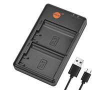 DSTE MH-25 Battery USB Dual Charger Compatible for Nikon EN-EL15 Battery