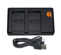 DSTE MH-27 MH-31 Battery USB Dual Quick Charger Compatible for EN-EL20, EN-EL22, EN-EL24, Nikon 1 J1, Nikon 1 J2, Nikon 1 J3, Nikon 1 AW1, Nikon 1 S1, Nikon 1 V3, Nikon 1 J4, Nikon 1 S2, Nikon 1 J5