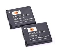 DSTE NB-11L Battery (2-pack) Compatible with Canon PowerShot A3500 A4000 A2300 A2400 A2500 A2600