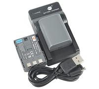 DSTE NB-2L 2LH Li-ion Battery (2 Pieces) and Micro USB Charger Compatible with Canon BP-2L5, BP-2LH, Optura 30, 40, 50, 60, 400, 500, PowerShot G7, G9, S30, S40, S45, S50, S60, S70, S80, HV30