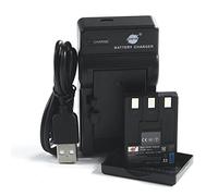 DSTE NB-3L Li-ion Battery (2-Pack) and Micro USB Charger Suit Compatible with Canon PowerShot SD20 SD500 SD550 Digital IXUS 750 IXUS i IXUS i5 IXUS II IXUS IIs IXY 30 30a 600 700 D30 L L2 Camera