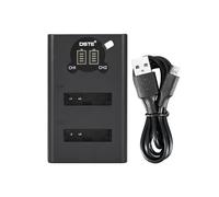 DSTE NB-5L NB 5L CB-2LX Dual USB Charger with LCD Display Compatible with Canon PowerShot S100, S110, SD900 is, SD950 is Digital Camera - Powered by USB Cable Type C to USB-A 2.0 Male