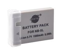 DSTE NB-5L Spare Battery Compatible for Canon PowerShot S100 S110 SD700 IS SD790 SD800 SD850 SD870 SD880 SD890 SD900 SD950 SD970 SD990 SX200 SX210 SX220