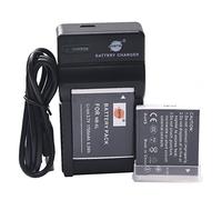 DSTE NB-6L Li-ion Battery (2-Pack) and Micro USB Charger Compatible for Canon NB6L CB-2LY PowerShot SX170 IS,D20,ELPH 500 HS,S90,S95,S120,SD770 IS,SD3500 IS,SD4000 IS SLR Camera
