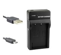 DSTE NEW USB Camera Battery Charger Compatible for Olympus PS-BLS5 BLS-5 PS-BLS1 BLS-1 BLS-50, Fuji NP-140