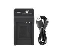 DSTE NEW USB Camera Battery Charger Compatible for Panasonic S005E S007E S008E, Fuji NP-70 IA-BH125C BP-125A DB-60 DB-70
