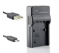 DSTE NEW USB Camera Battery Charger Compatible for Sony NP-FP50,NP-FP70,NP-FP90,NP-FP71,NP-FP91,NP-FP51D,NP-FP71D,NP-FH50,NP-FH100,NP-FV50,NP-FV70,NP-FV100