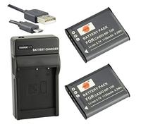 DSTE NP-150 Li-ion Battery (2-Pack) and Micro USB Charger Suit for Casio EX-TR15 EX-TR10 EX-TR350S EX-TR350 EX-TR500 EX-TR300 EX-TR700