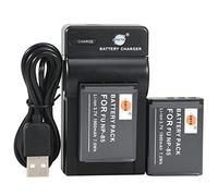 DSTE NP-85 Li-ion Battery (2-Pack) and Micro USB Charger Suit for Fuji FinePix SL1000 SL240 SL260 SL280 SL300 SL305