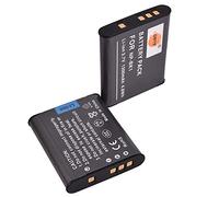 DSTE NP-BK1 Rechargeable Li-ion Battery (2-pack) Compatible with Sony DSC-S750 DSC-S780 DSC-S850 DSC-S950 DSC-S980 DSC-W180 DSC-W190 DSC-W370