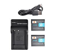 DSTE NP-BN1 Li-ion Battery (2-Pack) and Micro USB Charger Compatible with Sony DSC-W510 DSC-W515PS DSC-W500 DSC-W520 DSC-WX80 DSC-WX150 DSC-QX10 DSC-TX7