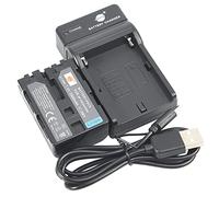DSTE NP-FM50 Li-ion Battery and Micro USB Charger Compatible with Sony NP-FM30, NP-FM50, NP-FM51, NP-QM50, NP-QM51, NP-FM55H
