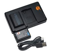 DSTE NP-FW50 (7.4V/1950mAh) Rechargeable Battery Replacement Battery and Dual Charger Compatible with Sony ZV-E10 RX10 IV Alpha 7(a7)/7R(a7R)/7S(a7S),a3000,a5000,a6000,NEX-3/5//6/7/C3, Pack of 2 F3,F3