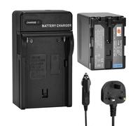 DSTE NP-QM91D NP-QM91 (5500mAh/7.4V) Battery and Charger Kit Compatible with Sony CCD-TRV308, CCD-TRV328, CCD-TRV338, DCR-DVD100, DCR-DVD101, DCR-DVD300, DCR-DVD301, DCR-PC105