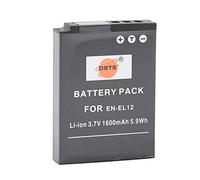 DSTE Replacement Battery for Nikon EN-EL12 Coolpix P300 P310 P330 P340 S31 S70 S610 S620 S630 S640 S800c S1000pj S1100pj S1200pj S6000 S6100 S6150 S6200 S6300 S8000 S8100 S8200 S9050 S9100 S9200 S9300
