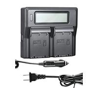 DSTE Replacement for 1.5A Dual Battery Charger Compatible Olympus BLH-1 with USB Port