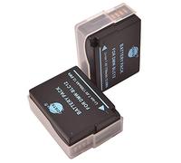 DSTE Replacement for 2-Pack DMW-BLC12 Battery and Panasonic Lumix DMC-G6 DMC-G7 DMC-GH2 DMC-FZ200 DMC-FZ200GK DMC-FZ1000 V-LUX4 Leica Q Camera as DMW-BLC12E DMW-BLC12PP BP-DC12 BP-DC12U BP-DC12E