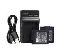 DSTE S006E Li-ion Battery (2-Pack) and Micro USB Charger Case Compatible with Panasonic CGR-S006E CGR-S006A1B CGA-S006 Lumix DMC-FZ18 DMC-FZ8 DMC-FZ38 DMC-FZ35 DMC-FZ7 Leica V-LUX1 Camera