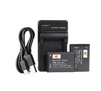 DSTE SLB-1137D Li-ion Battery (2-Pack) and Micro USB Charger Compatible for Samsung i80 i85 i100 L74 Wide NV11 NV24HD NV30 NV40 NV100HD NV103 NV106HD TL34HD Digital Camera