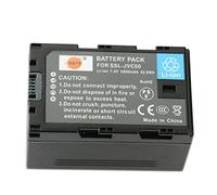 DSTE Spare Battery for JVC SSL-JVC50 HM600 HM650 GY-LS300 SLR Camera