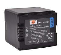 DSTE® VW-VBN260 Replacement Li-ion Battery for Panasonic VBN260, VW-VBN130 and Panasonic HC-X800, HC-X900, HC-X900M, HC-X910, HC-X920, HC-X920M, HDC-HS900, HDC-SD800, HDC-SD900, HDC-TM900