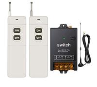 dstfuy Remote Control Switch,1500M Long Distance,AC 220V/230V/240V /40A Relay Wireless RF Switch,Wireless Remote Switch for High Power Water Pump Motor Lighting Electrical Equipment.(4900FT 110V)