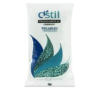 DSTIL Aloe Vera Hard Wax Beads 1 kg, Stripless Hot Wax for Hair Removal | Low-temperature elastic peelable film wax for face and body. A suitable wax heater and wooden spatulas are required.