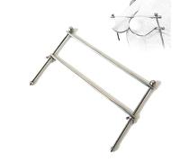DstoLusre BDSM Stainless Steel Spreader Bar Breast Clamp Breast Bondage Adjustable Breast Pillory BDSM Breast Nipple Nipple Jewelry SM Sex Toys for Men and Women