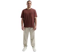 Dstrezzed Ds_ebbe Boxy Tee Marron size XXL | Basic T-Shirts Outlet | Men XXL